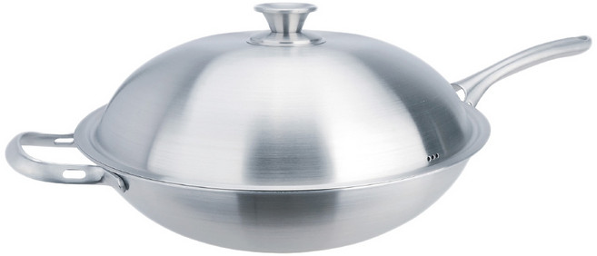 Hi CHEF 掌廚 316歐式七層複合金中華鍋, 33cm, 1個
