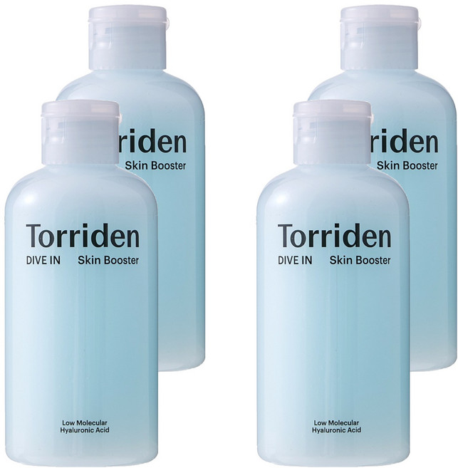 토리든 다이브인 저분자 히알루론산 스킨 부스터, 200ml, 4개
