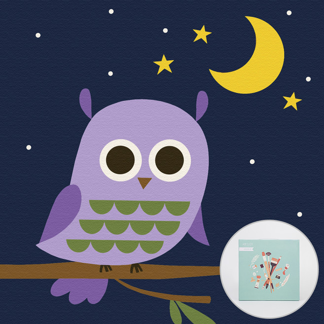 명화그리기 20 x 20 cm, 부엉이피터, 1개