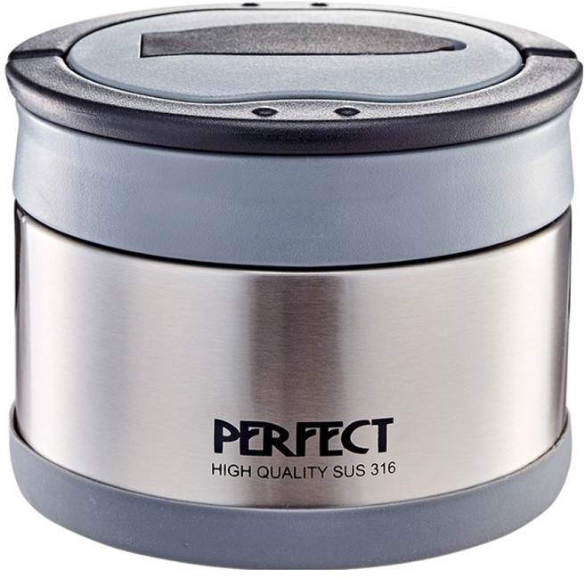 PLUS PERFECT 理想 極緻316 不鏽鋼可提式真空便當盒, 1個, 12cm