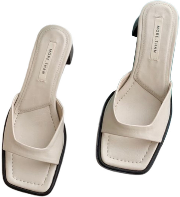 여성용 아멜리 스퀘어 힐 슬리퍼 C264_334