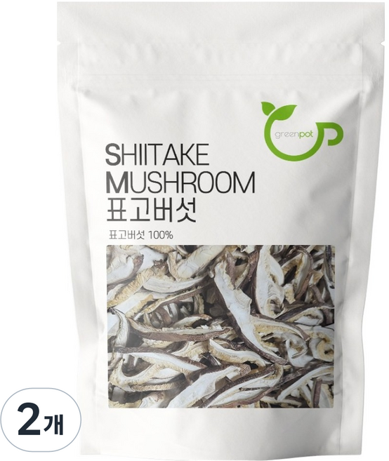 Greenpot 韓國產乾香菇切片, 100g, 2個