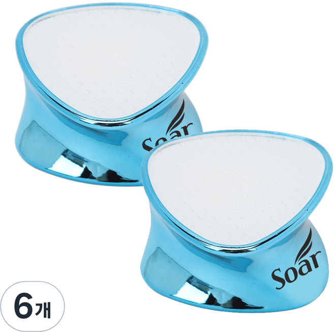 소아레 삼각 나노 각질 제거기, 53g, 6개, 1개입