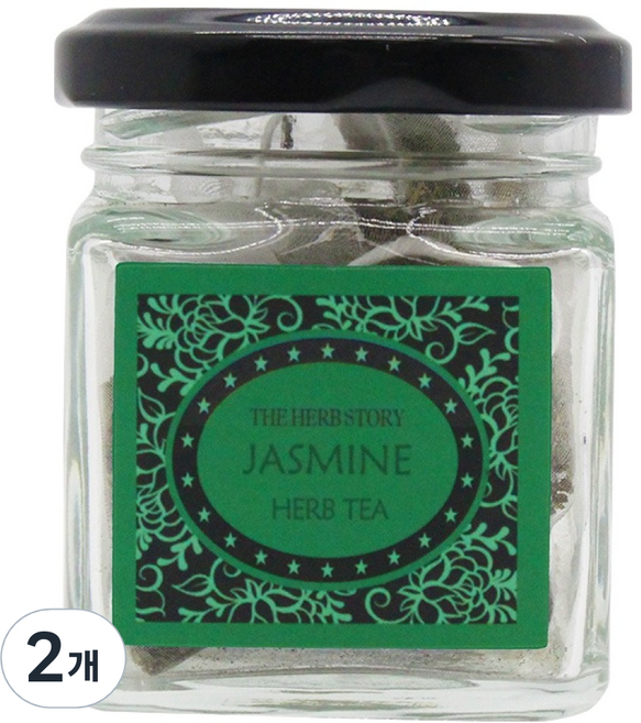 더허브스토리 허브차 자스민 삼각티백, 1g, 2개, 5개입