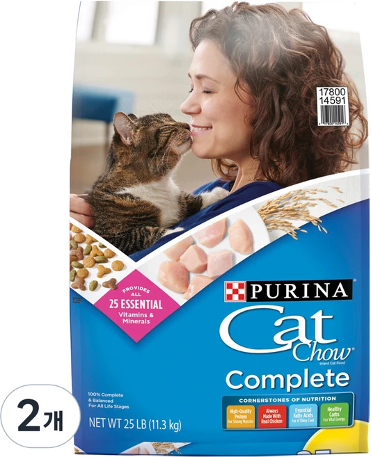 캣차우 고양이 컴플리트 기능성 사료, 면역/항산화, 11.3kg, 2개 - 쿠팡