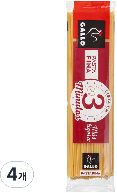 갈로 씬 3분 스파게티, 400g, 4개
