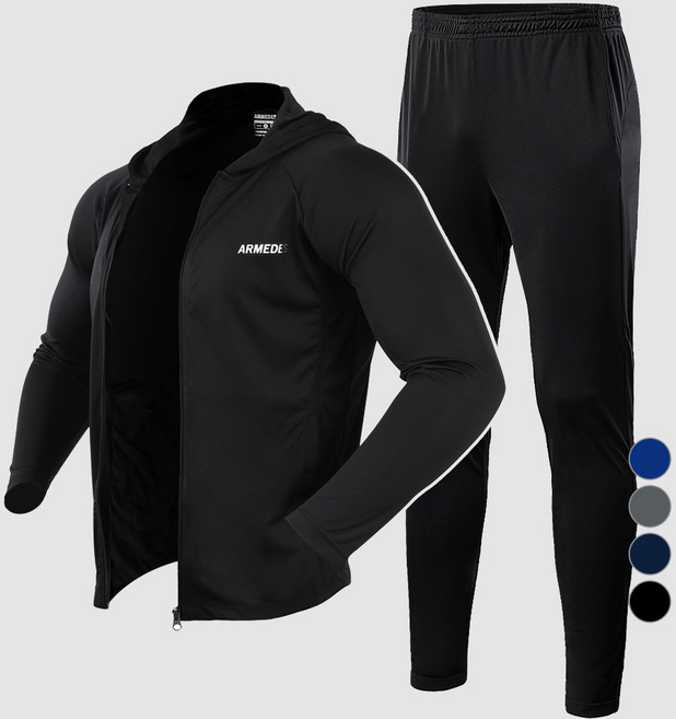 아르메데스 남성용 트레이닝 후드집업 + 긴바지 상하의 세트 AR7191