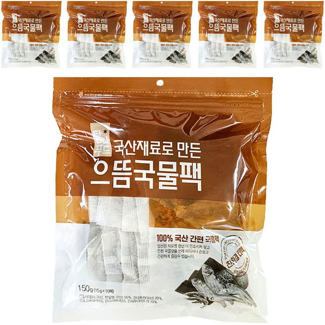 다시팩 으뜸 국물팩 10p, 150g, 6개