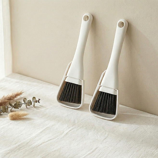 일상나눔 다용도 틈새 청소 브러쉬, 블랙, 2개