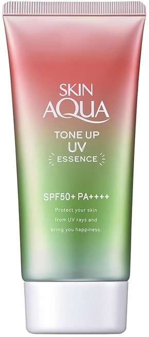 SKIN Aqua 水潤肌 柔光透亮防曬飾底凝露 玫瑰粉 SPF50+ PA++++ 80g 提亮膚色, 1件