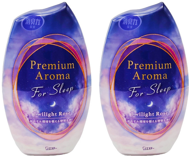 ST 雞仔牌 消臭力 Premium Aroma 室內舒眠系列芳香劑, 400ml, 2瓶, 薄暮玫瑰 紫色