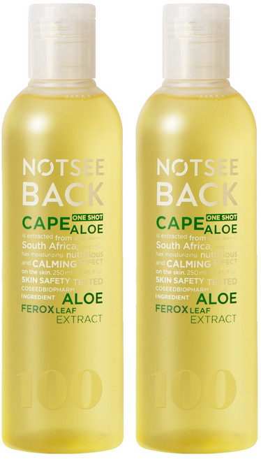 낫씨백 원 샷 케이프 알로에, 250ml, 2개