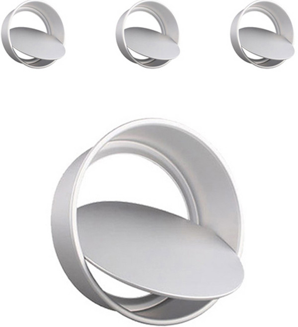 분리형 미니 치즈 케익팬, 4개