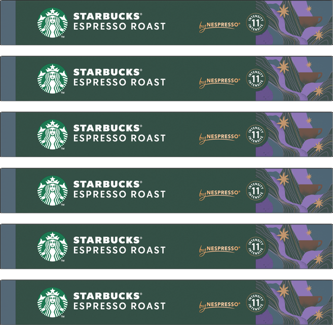 스타벅스 에스프레소 로스트 캡슐커피, 5.7g, 10개입, 6개