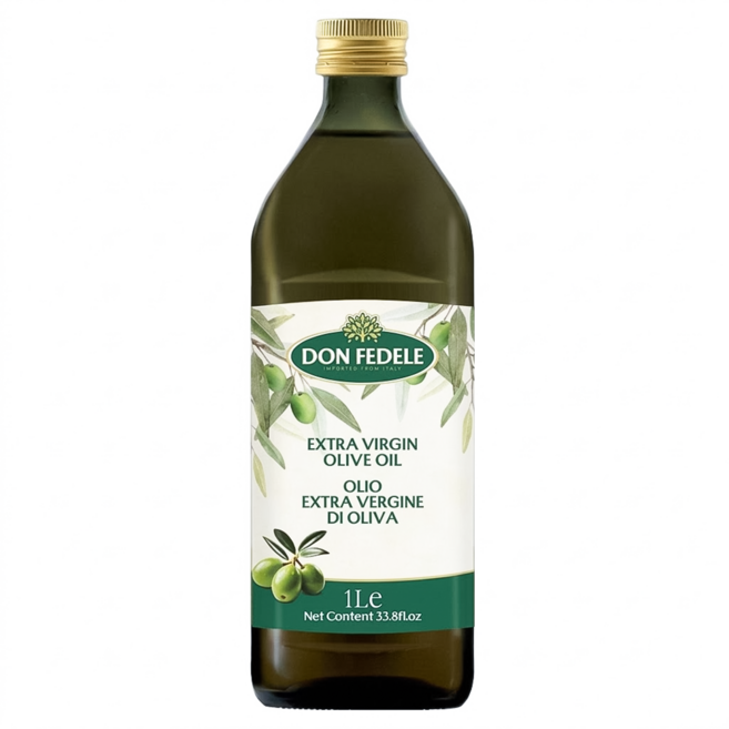 DON FEDELE 義大利費德 特級初榨冷壓橄欖油, 1L, 1瓶