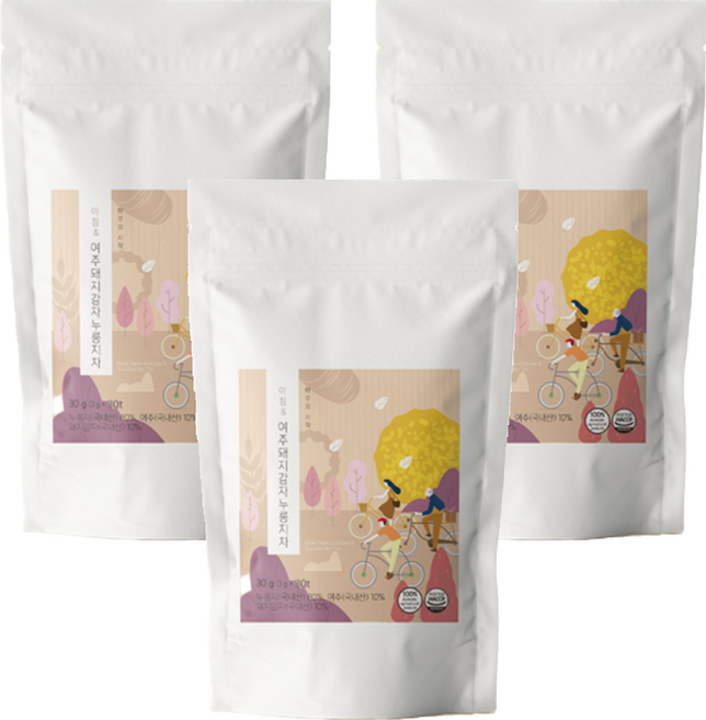 여주돼지감자누룽지차 30p, 90g, 30개입, 3개