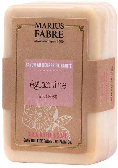 MARIUS FABRE 法鉑馬賽肥皂 天然草本乳油木皂 野玫瑰, 1個, 250g