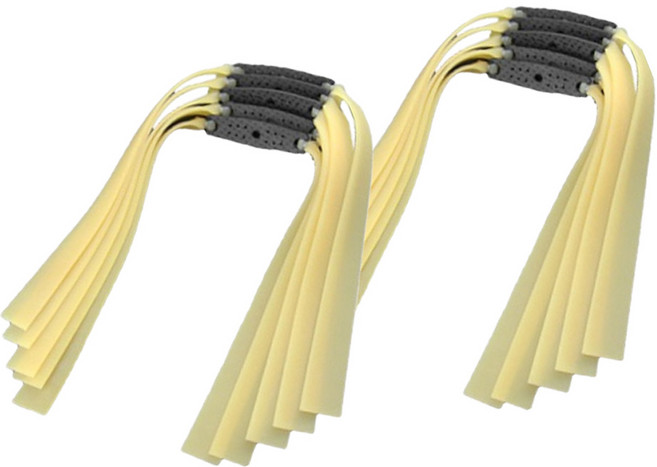 House of Seoha 高彈力彈弓橡皮筋 24cm x 2mm, 米色, 10個