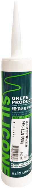 KINGCAT 貓王油漆 環保防霉矽利康 HK-119 透明 300ml, 1瓶