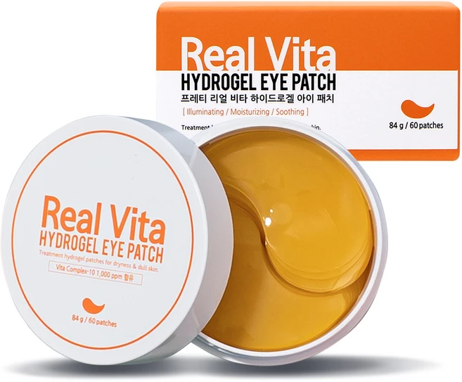 프레티 리얼 비타 하이드로겔 아이패치, 60개입, 1개 - 쿠팡