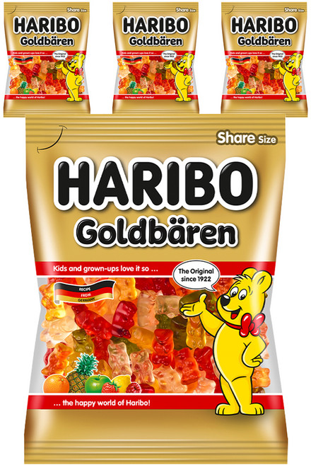 HARIBO 小熊軟糖 水果口味, 200g, 4包