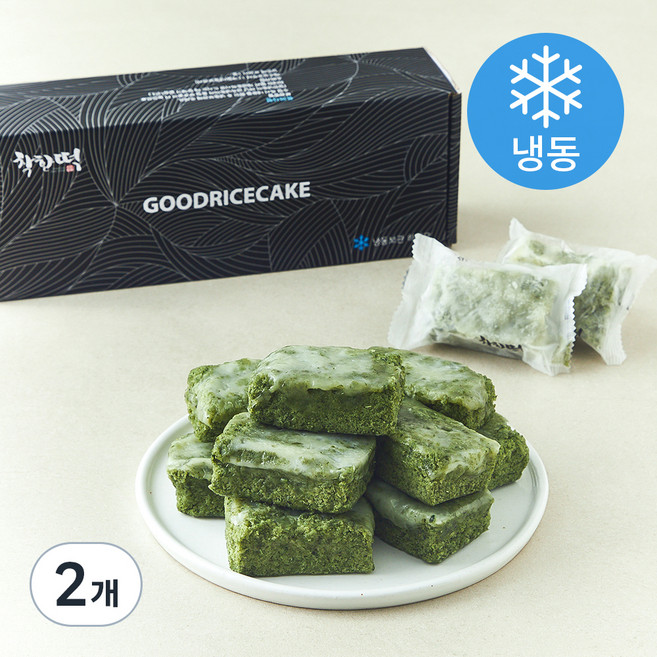 착한떡 쑥치즈설기 (냉동), 45g, 2개, 10개입