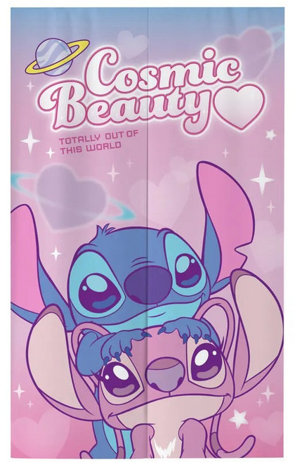 Disney 迪士尼 史迪奇長門簾, 粉色