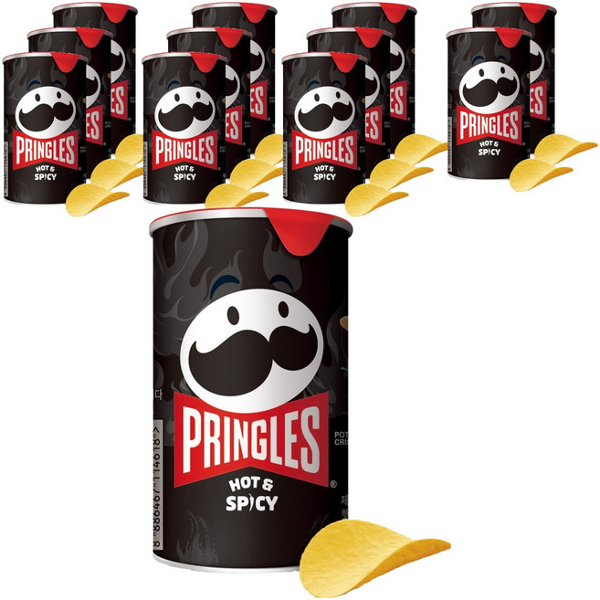 프링글스 핫&스파이시, 53g, 12개
