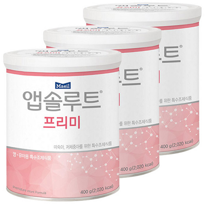 앱솔루트 프리미 분유, 400g, 1개입, 3개