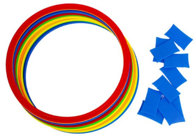 캐스비 스포츠 대형 홉스코치링 세트, 혼합색상, 1세트