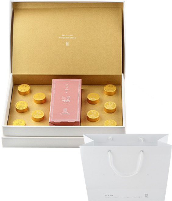 혜윰 습관 만들기 건강환 선물세트 소 + 쇼핑백 대형, 1세트