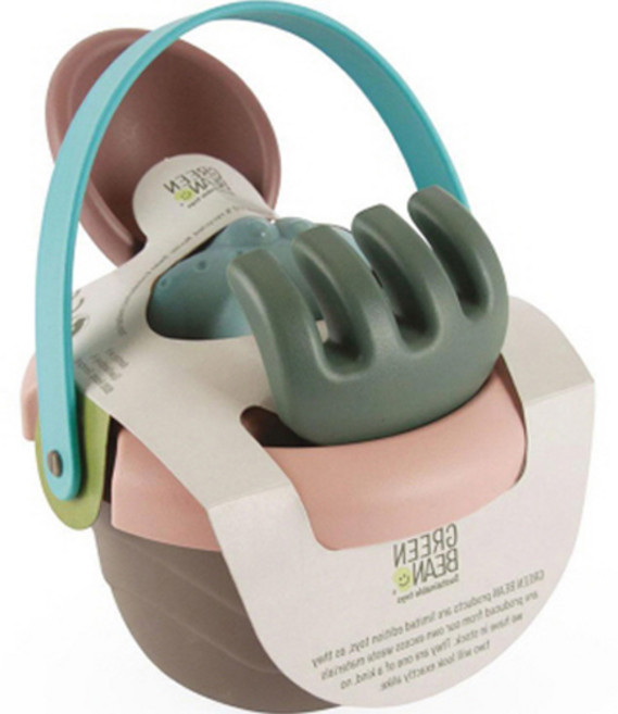 루덴스 그린빈 타이니 양동이 소꿉놀이 세트, 혼합색상, 1개