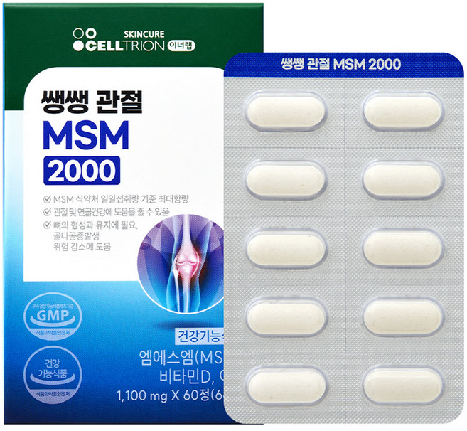 INNERLAB MSM 2000軟骨素骨骼護理錠, 60顆, 1盒
