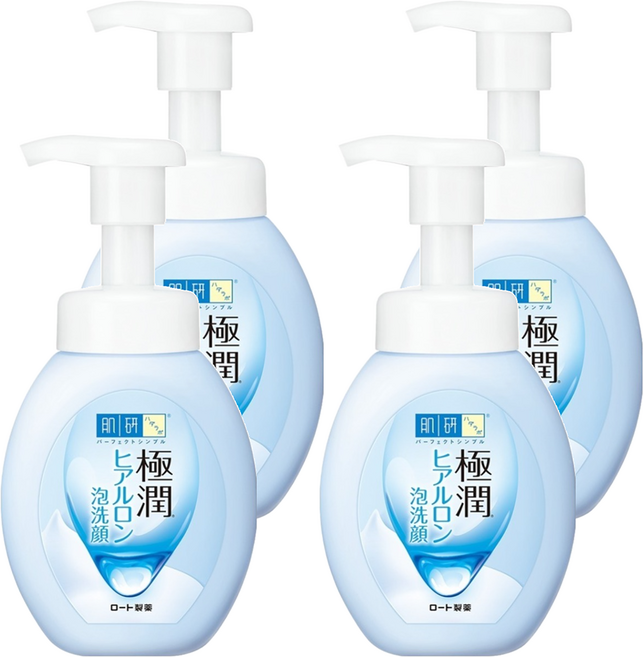 HADALABO 肌研 極潤保濕泡洗顏, 160ml, 4瓶