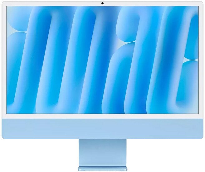 Apple iMac 24吋 M4 10核心GPU 原廠保固, 藍色, 16GB, 512GB, MAC OS, MWV33TA/A