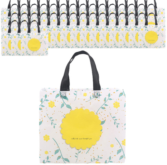 마켓감성 방수 부직포 쇼핑백, 프레쉬, 50개