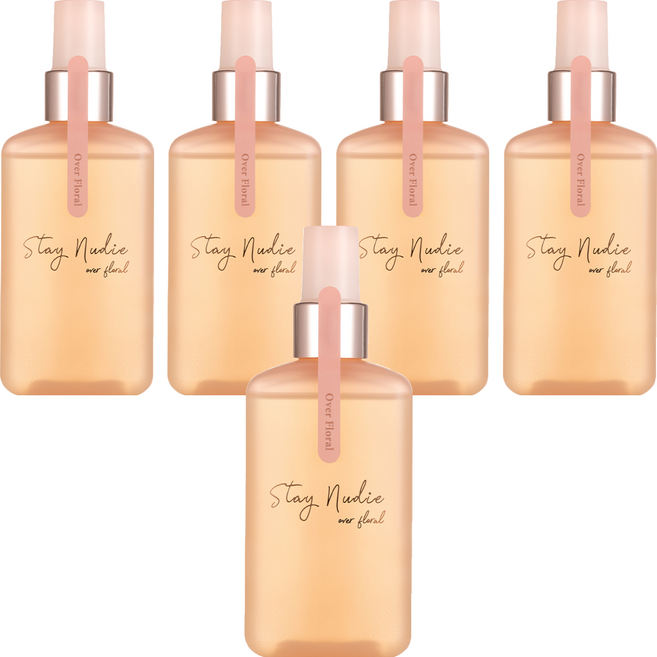 바디홀릭 스테이누디 헤어 앤 바디미스트 오버플로럴, 100ml, 5개