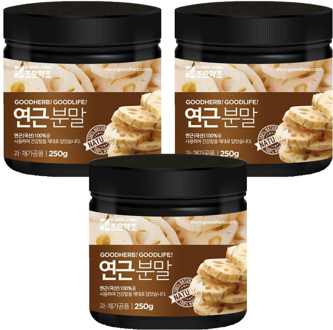 joeunyakcho 蓮藕粉, 250g, 3個