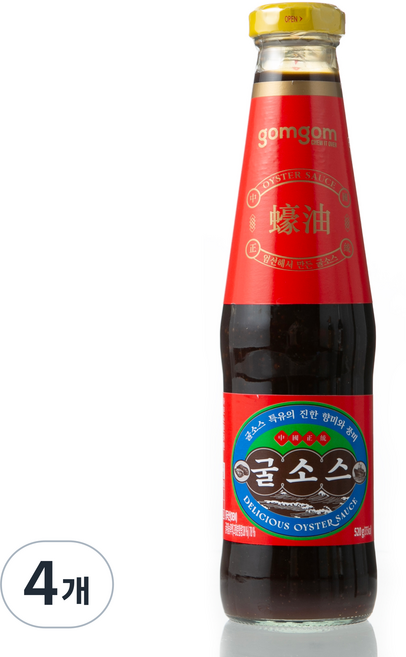곰곰 굴소스, 520g, 4개