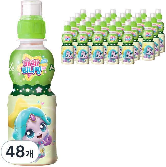 웅진 캐치 티니핑 사과맛, 48개, 200ml