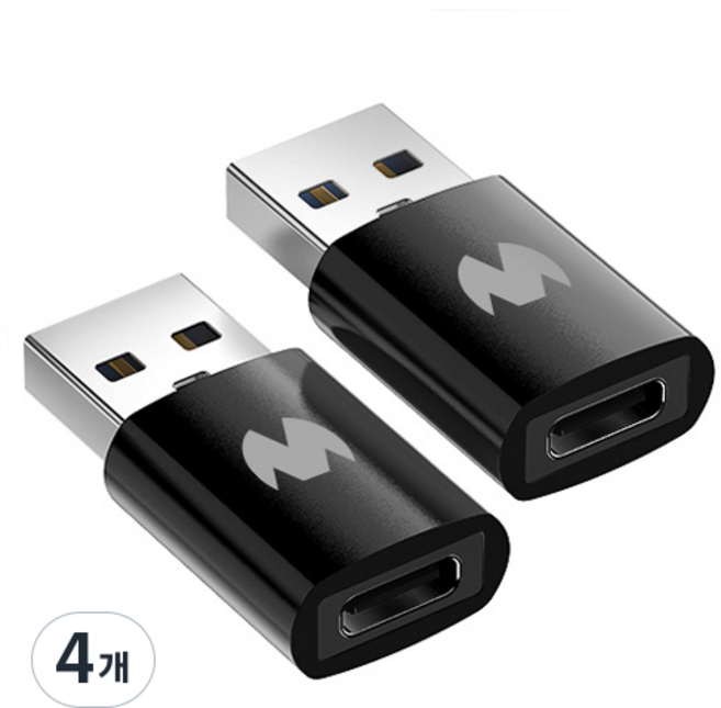 구스페리 USB 3.0 OTG 변환젠더, otgC-A, 4개