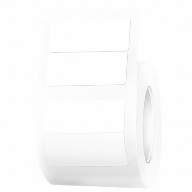 NIIMBOT B1/B21S 標籤機專用防水純白貼紙 30 x 15 mm 雙排, 純白, 460張, 1捲