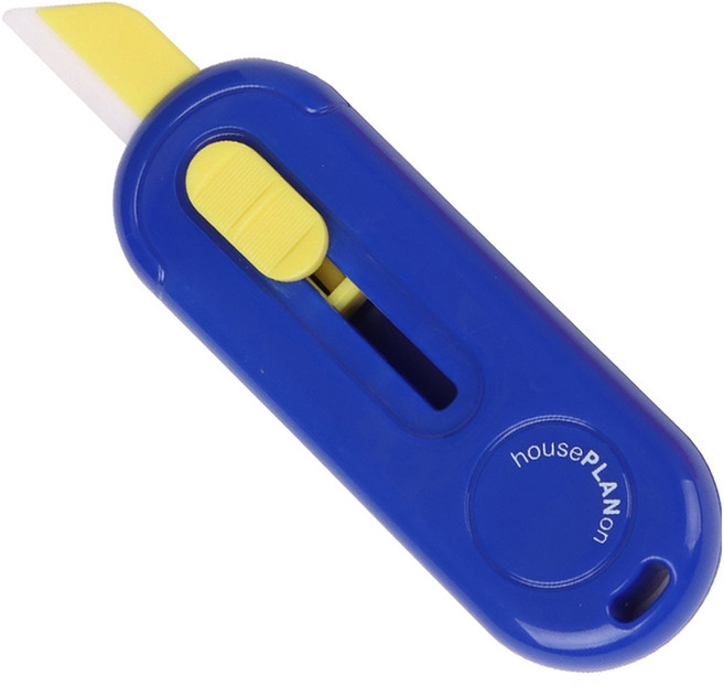 하우스플랜온 언박싱 마그네틱 세라믹칼, 블루, 2개