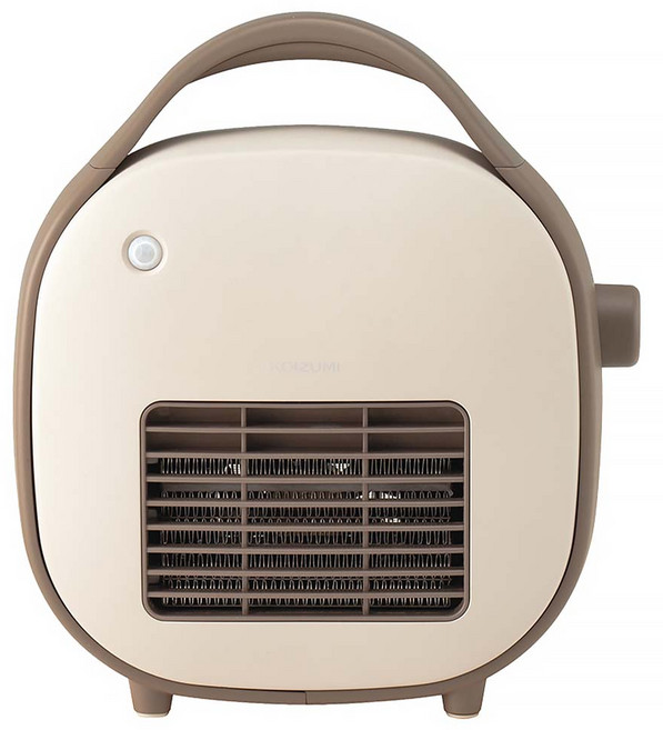 KOIZUMI 小泉成器 小型陶瓷電暖器 KPH-G621-CE, KOIZUMI 小型陶瓷電暖器, 白色 + 棕色