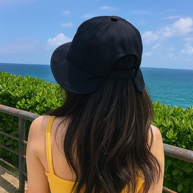 무식이네 썸머무드 벨크로 보넷 버킷햇