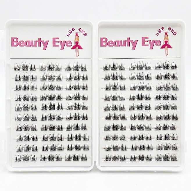 Maket Gamseong Beauty Eye 人造假睫毛 B02 180p, 1個, 黑色