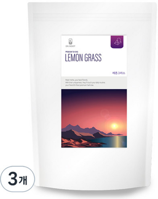 닥터루트 레몬그라스 삼각티백, 1.2g, 100개입, 3개