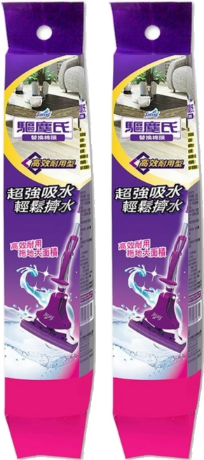 farcent 花仙子 驅塵氏 替換棉頭 吸水膠棉補充包, 2包