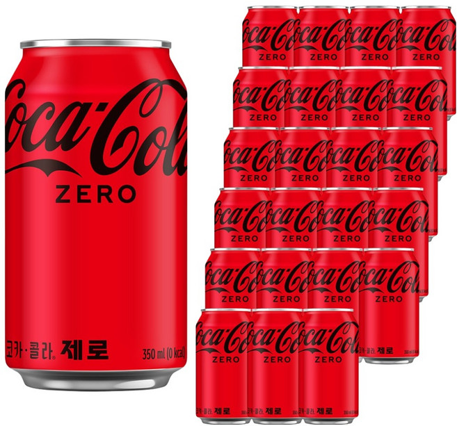 9위 - 코카콜라 제로, 350ml, 24개