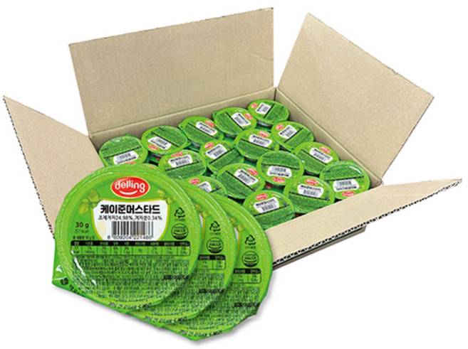 델링 케이준 머스타드, 30g, 100개